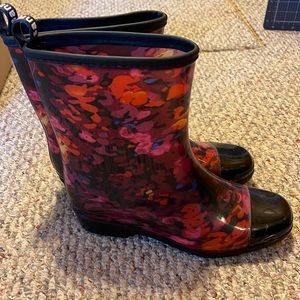 Sanmmm Floral Rainboots Women's sz 9.5 US/ 41 EUR